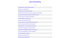 Desktop Screenshot of aknebehandling.advicebase.net